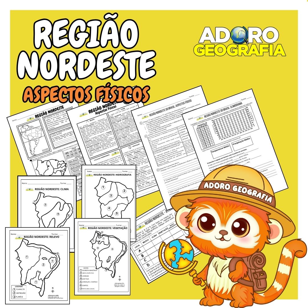 Região Nordeste: Aspectos Físicos