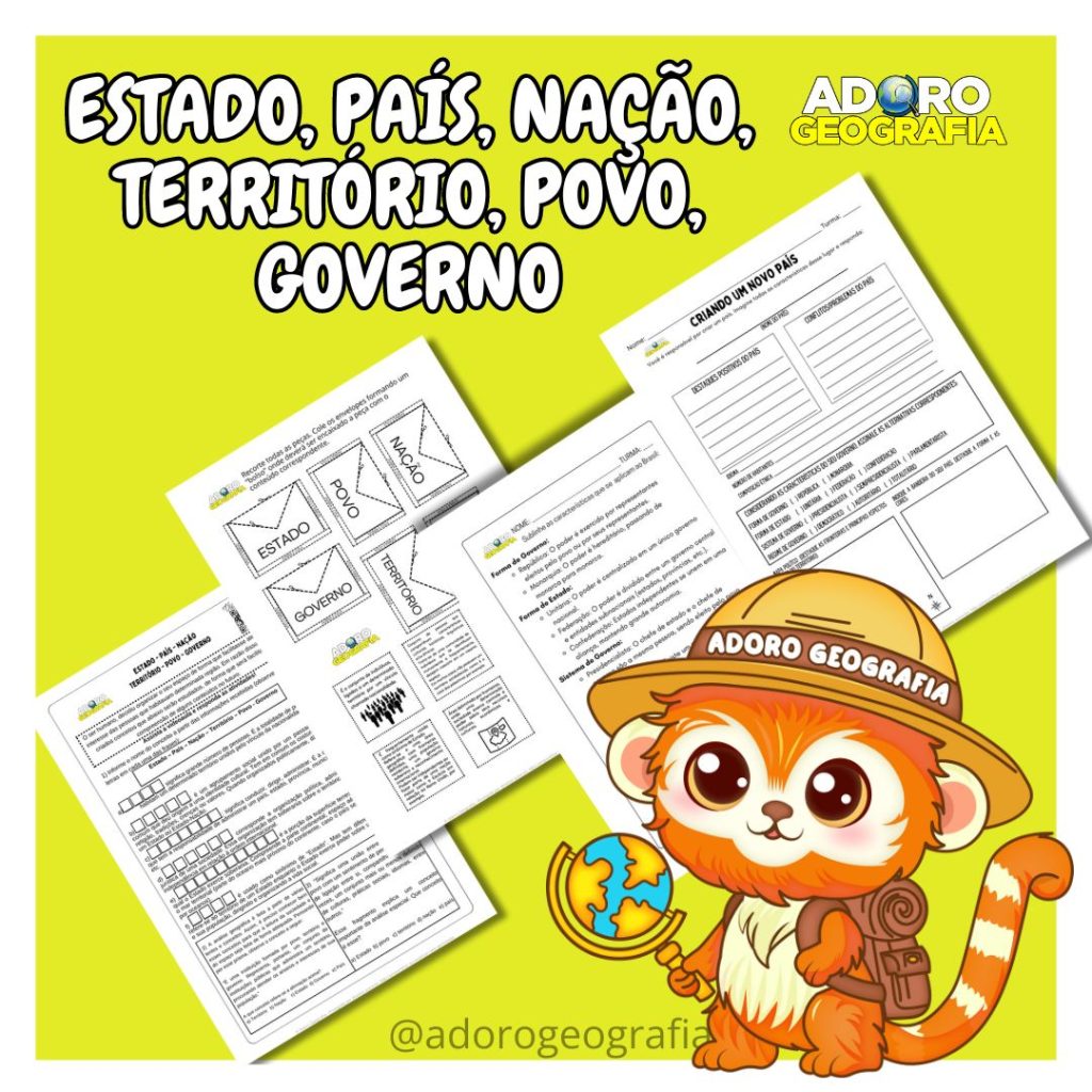 Estado, País, Nação, Território, Povo, Governo – Adoro Geografia