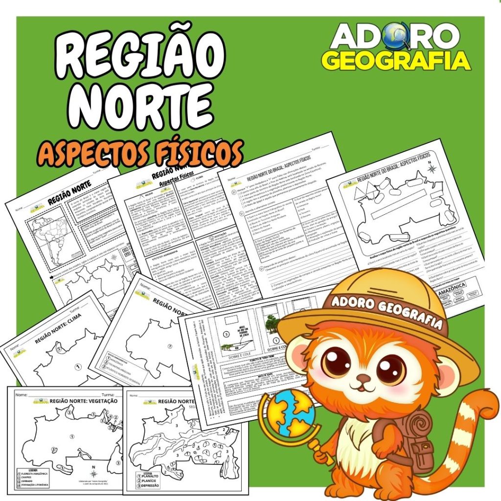 Região Norte: Aspectos Físicos – Adoro Geografia