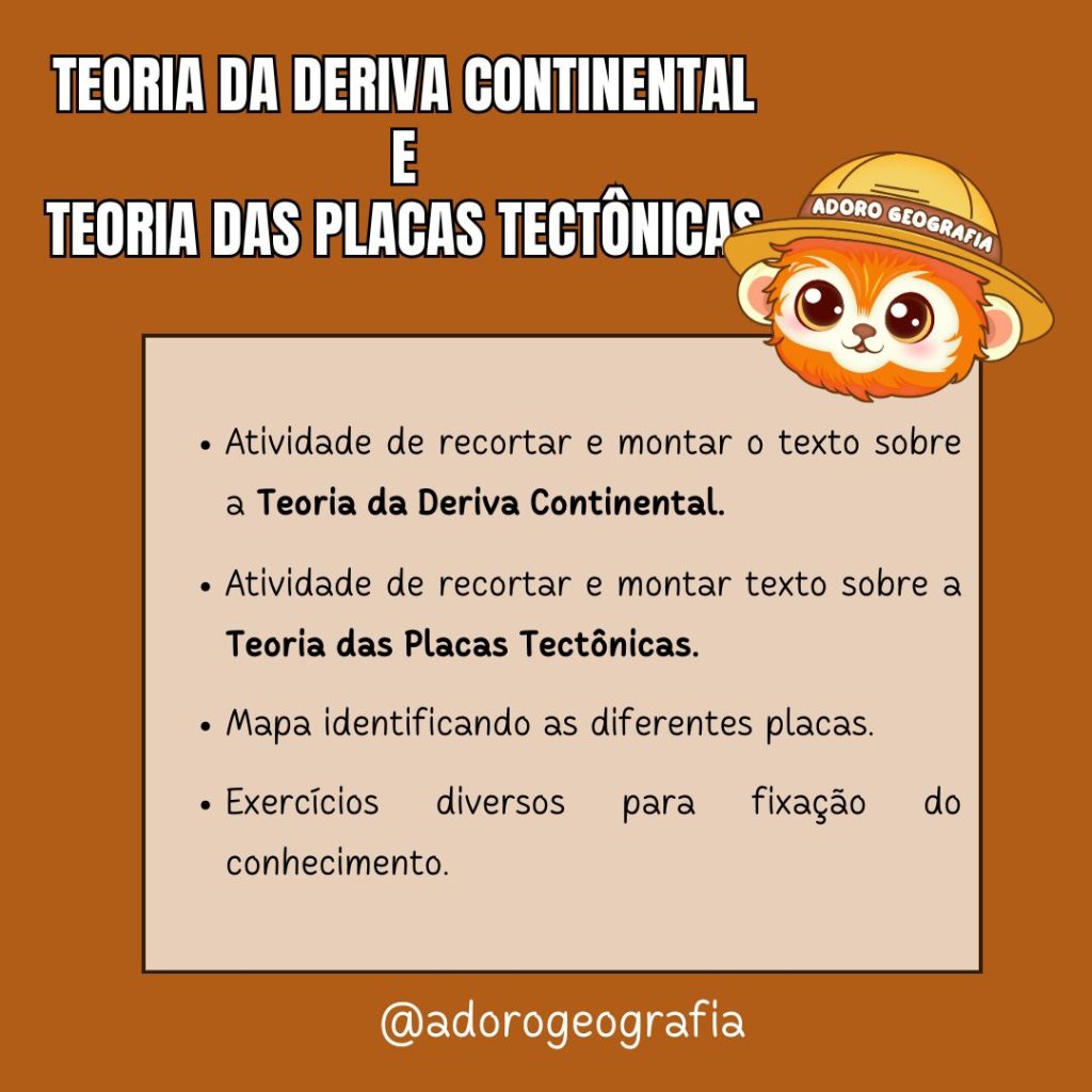 Teoria da Deriva Continental e Teoria das Placas Tectônicas – Adoro ...