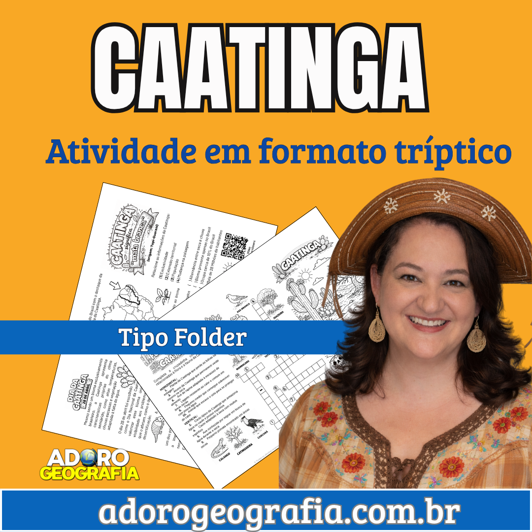 Caatinga: Atividade em formato tríptico