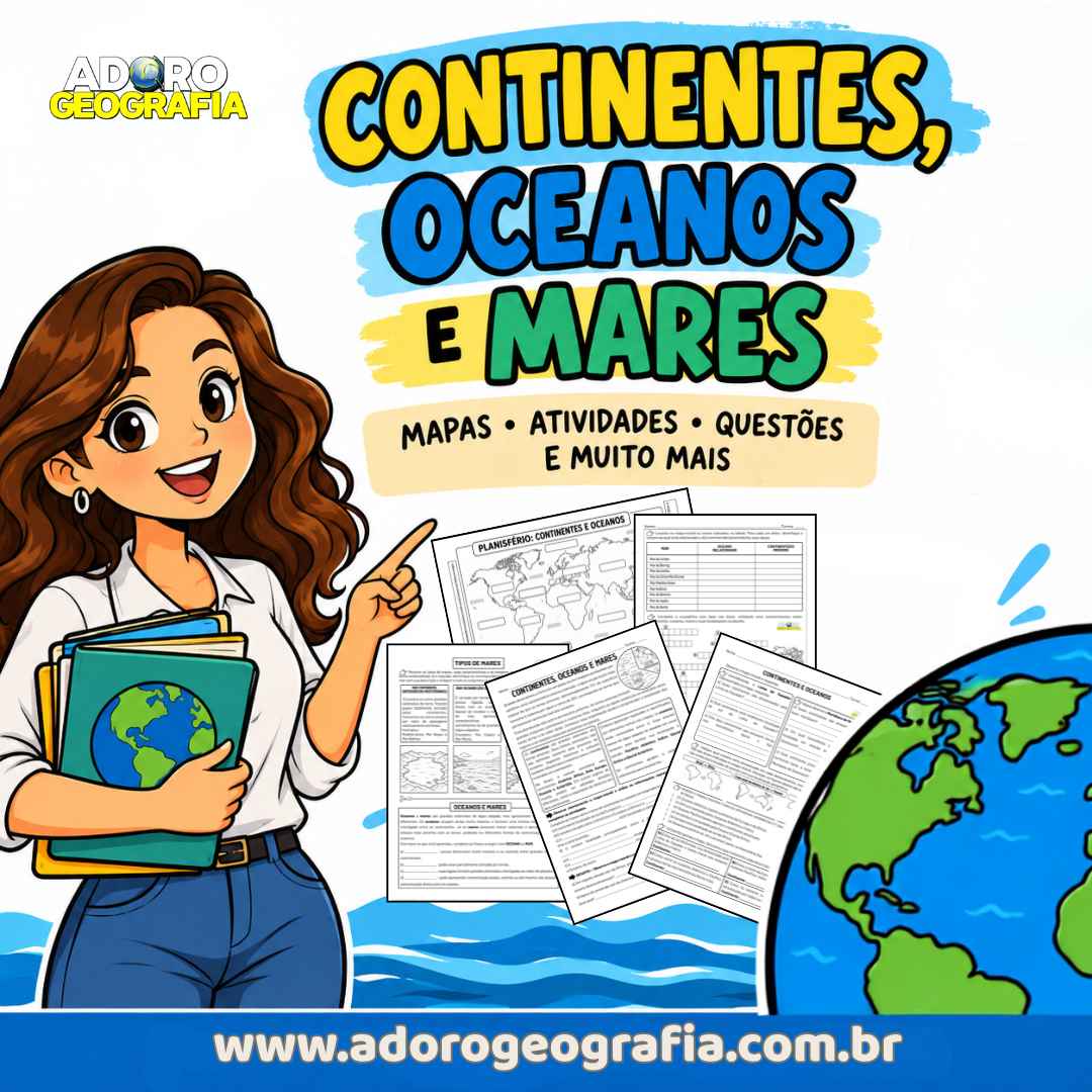 Continentes, Oceanos e Mares